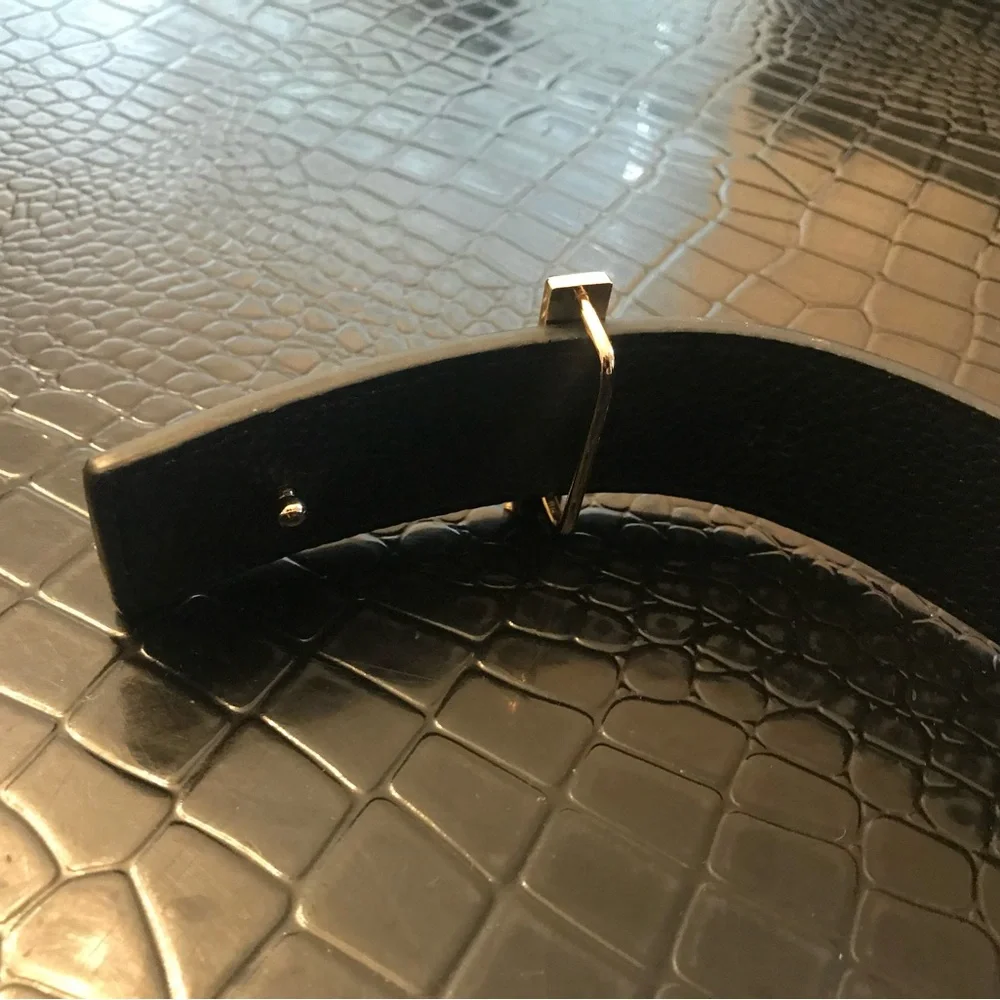 Designer Fashion Belt for men Buckle Gold